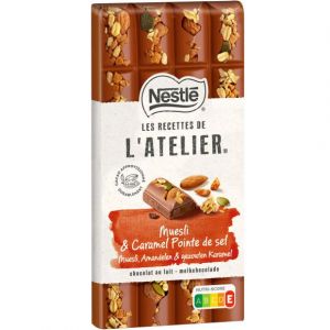 Image de Nestl&eacute; Gourmands lait muesli et caramel pointe de sel