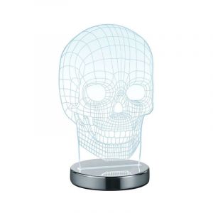 Reality Leuchten Couleur commutable - lampe à poser LED Skull