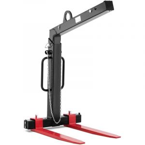 Steinberg Lève-Palette Fourche à Palette Euro Pour Grue Équilibrage Auto 400kg Capacité 2t - Noir