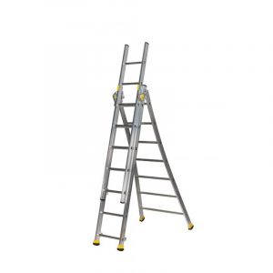 Centaure Echelle transformable 3 plans 3x9 barreaux - Longueur max. 6.10m - 510309