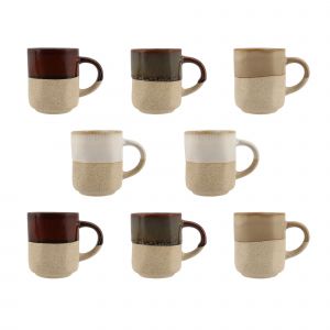 Novastyl Lot de 8 tasses assorties macchiato 10cl