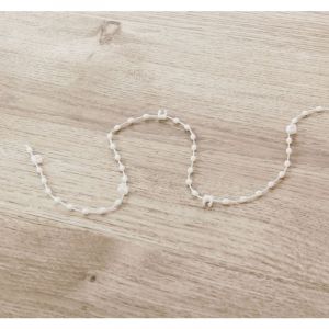 Avosdim Chainette de liaison 89mm blanche - 50 crochets (25 bandes)