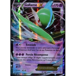 Asmod&eacute;e Gallame-Ex - Carte Pok&eacute;mon 34/108 Ultra Rare Xy 6 Ciel Rugissant