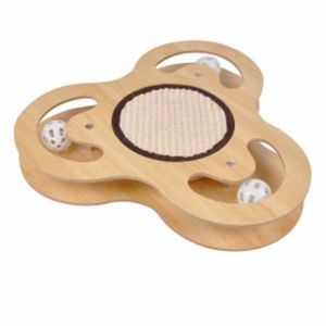 Jeu Interactif pour Chat "Griffoir & Tunnel" 35cm Naturel Prix