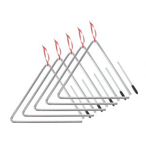 Xdrum 25 cm triangle avec maillet 5x Set
