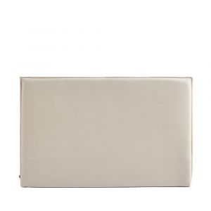 Image de DRAWER Tête de lit en chenille L170 cm ecru