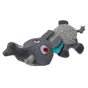 Jouet peluche pour chien éléphant canvas Duvoplus