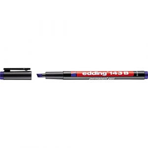 Edding Folienschreiber 143 b 4-143003 1-3mm permanent blau