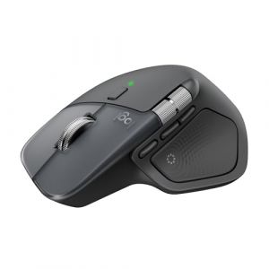Logitech MX Master 4, Souris sans Fil Ergonomique avec Retour haptique performant avanc&eacute;, d&eacute;filement Ultra-Rapide, Charge USB-C, Bluetooth, Windows, macOS - Graphite