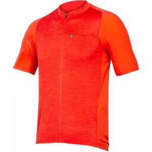 Endura GV500 Reiver SS Jersey Men, paprika M Maillots manches courtes sport