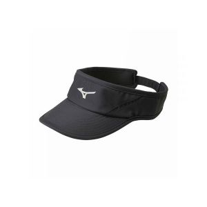 Mizuno DryLite Visor Visière Mixte, Noir, Taille Unique