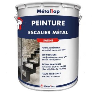 Peinture Escalier Metal - Gris bleu - RAL 7031 - Pot 1L