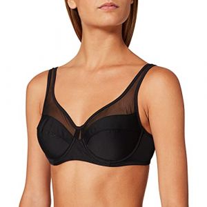 DIM Generous Classique avec Armatures Soutien-Gorge de Tous les Jours Femme, Noir, FR: 90C (Taille Fabricant: 75C)