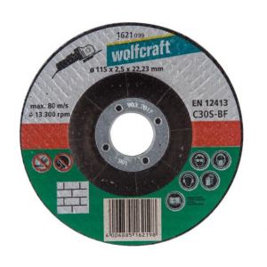 Wolfcraft Disque à tronçonner pour la pierre, Ø 115 x 2,5 x 22,23 mm