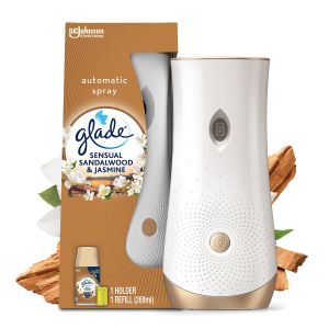 Glade Automatic Spray Diffuseur Sensual Sandalwood & Jasmine - Infusé Aux Huiles Essentielles