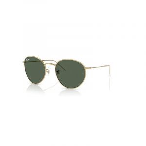 Ray-Ban Round Reverse Lunettes De Soleil Monture Doré Arista Verres Vert 55-21