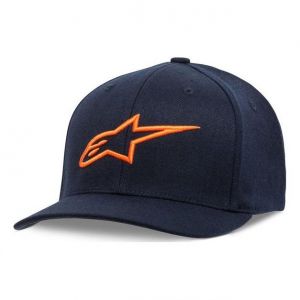 Image de Alpinestars Casquette Ageless Curve navy/orange - S/M