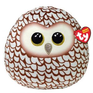 Ty Peluche Squish A Boos Coussin Whoolie la chouette 20 cm