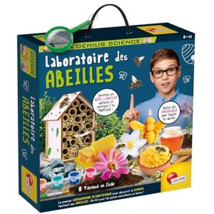 Image de Lisciani Giochi I&rsquo;M A GENIUS &ndash; Le Laboratoire des Abeilles &ndash; Kit Scientifique pour Enfants d&egrave;s 7 ans &ndash; Construire un H&ocirc;tel &agrave; Abeilles &ndash; Exp&eacute;riences Scientifiques &ndash; Jeu Educatif Nature &ndash; Sauver les Abeilles