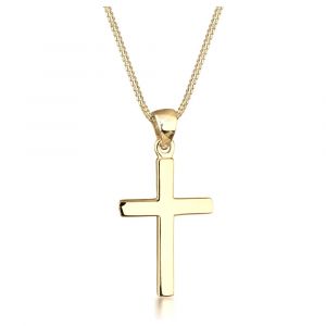 Elli Collier Femme Croix Pendentif Classique en Argent Sterling 925