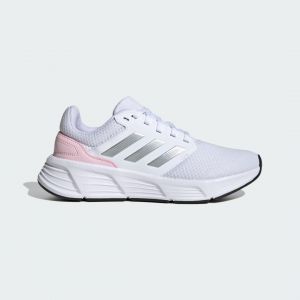 Adidas Femme Galaxy Q Basket, Nuage Blanc Argent Rose Métallique, 40 2/3 EU