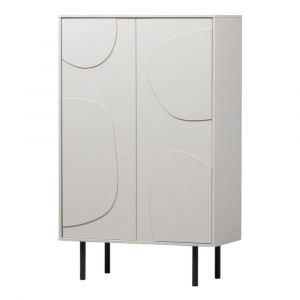 Woood Armoire de rangement en pin brouillard Cadiz