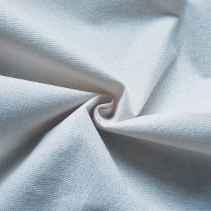 Tissu anti tache aspect lin blanc - Mondial Tissus