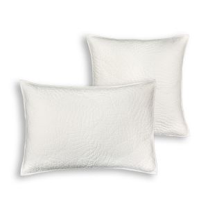 Housse d'oreiller percale coton, Tropical Blanc Taille 50X70 cm;65X65 cm