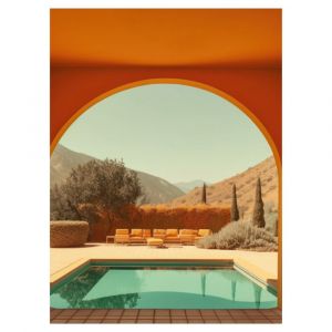 Hartman AI Affiche - Villa California 10 (30x40 cm)