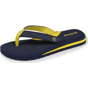 Isotoner Chaussures Tongs Enfant confort Marine/Jaune