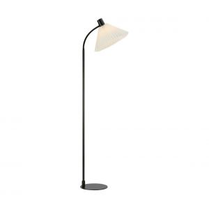 Markslojd Lampe sur pied en tissu Mira, noire