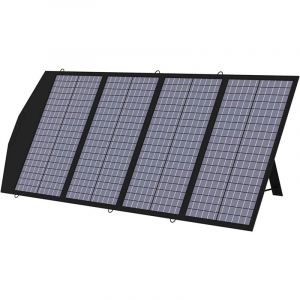 Panneau Solaire Pliable de 140 w - Kit de Chargement Solaire Chargeur Solaire Portable avec Sortie MC-4 pour Camping Centrale &eacute;lectrique portative