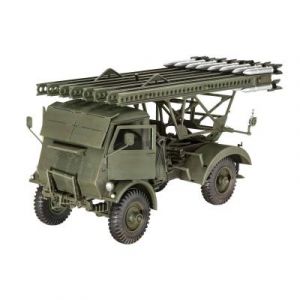 Revell 03338 BM-13-16 on W.O.T. 8 Chassis 1:35 Scale Unbuilt/Unpainted Plastic Model Kit // paints and glue are sold separately]