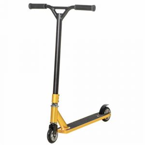 Homcom Trottinette patinette freesty 65x48x83cm Doré