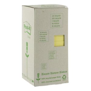 Image de Post-It Tour de 6 notes repositionnables 100 feuilles (76x76 mm)