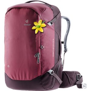 Image de Deuter Women's Aviant Access 50 SL - Sac à dos de voyage taille 50 l, rose/violet/gris