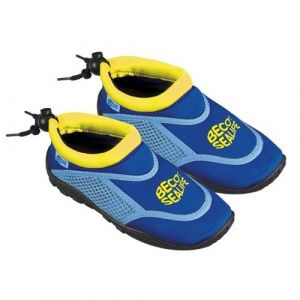 Image de Beco Chaussures de bain Sealife, chaussures de surf, chaussures de plage, chaussures watt, enfant unisexe- Bleu (bleu), 28/29