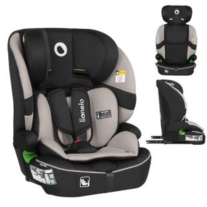 Siège auto évolutif LIONELO Billy i-Size - ISOFIX - 76-150 cm - Assise large - Groupe 1/2/3 - Beige