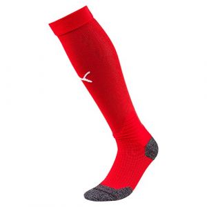 Image de Puma Chaussettes Football LIGA pour Homme, Rouge/Blanc, Taille 39/42