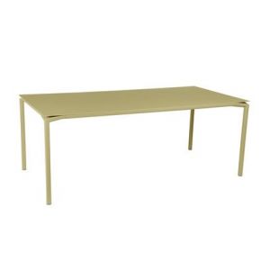 Image de Fermob Table CALVI - 65 vert tilleul - 195 x 95 cm