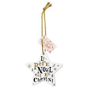 Image de Enesco Décoration de sapin le père noël est en chemin