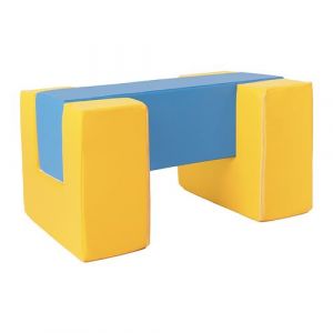 Blocs en mousse jaune bleu