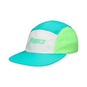 Asics 5 Panel Casquette Unisex-vert, beige, Taille m/l