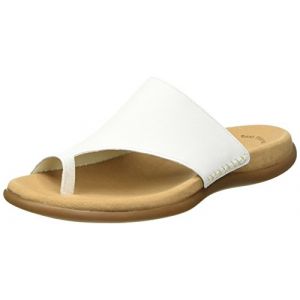 Gabor Lanzarote, Sandales Plateforme Femme, Blanc (Blanc Leather), 43