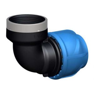 Gf piping systems Coude de transition 90° - iJoint - Ø 40 mm taraudage femelle 3/4" -
