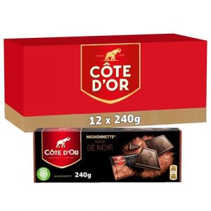 Côte d'Or Cote DOr - 12 boîtes de 24 mignonnettes de chocolat noir - (12x240g)