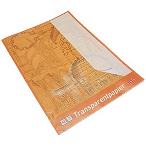 Herlitz Bloc papier transparent format A3, 65 g…