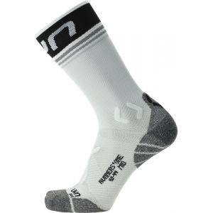 UYN Runner'S One Mid Socks Women, blanc/gris EU 35-36 Chaussettes de compression