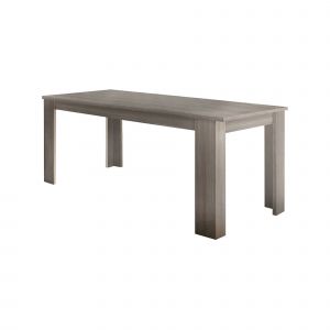 Dmora Table à rallonge Nanni, Console extensible jusqu'à 10 places, console extensible, 140-190x90h75 cm, orme nacré