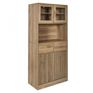 Buffet de Cuisine Design "Klaus" 172cm Marron
